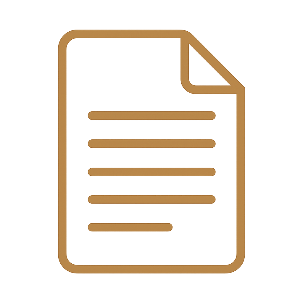 Profitable investments document icon